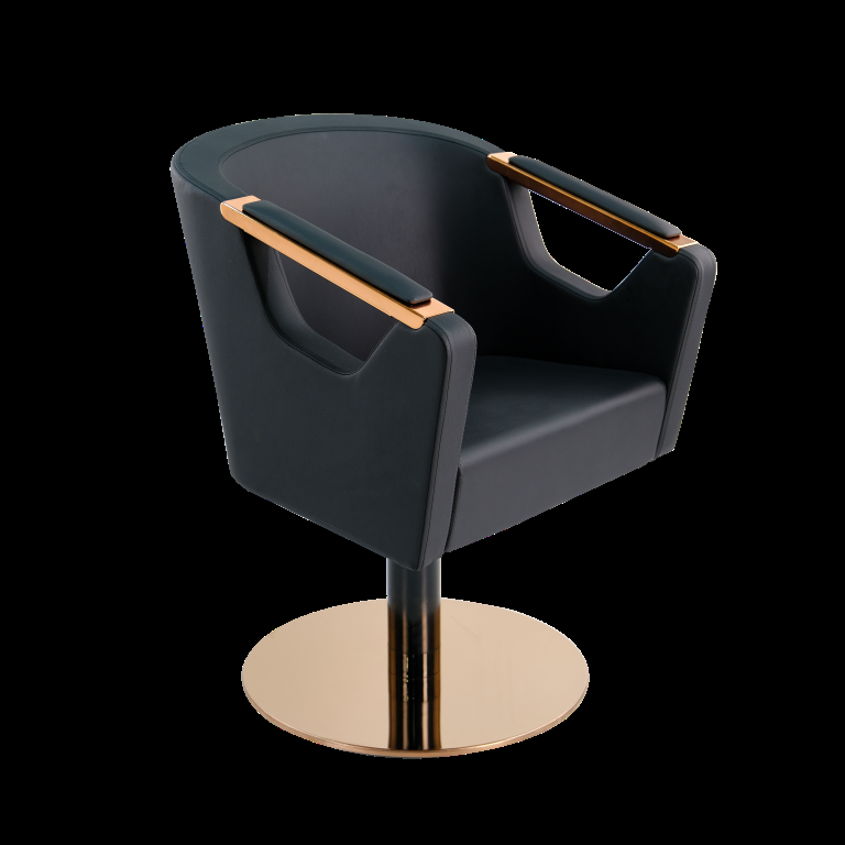 Sacha COLOR ROSE-SL SATINE Styling Chair