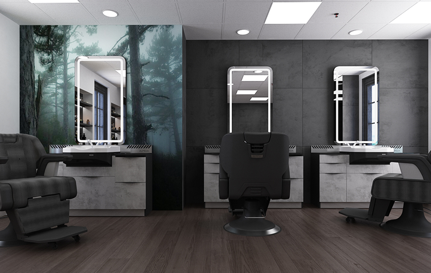 Brivski salon iz kolekcije Alpeda Steller Man