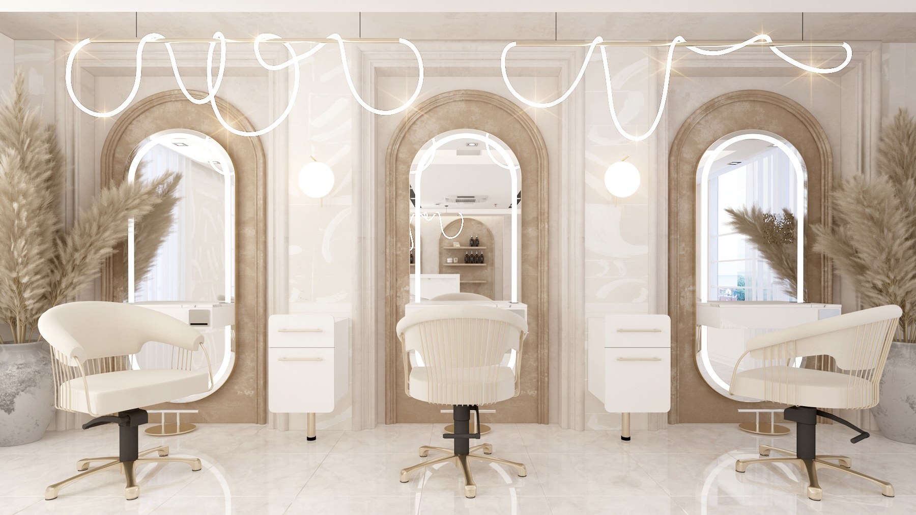 Salon z opremo kolekcije Glam 3