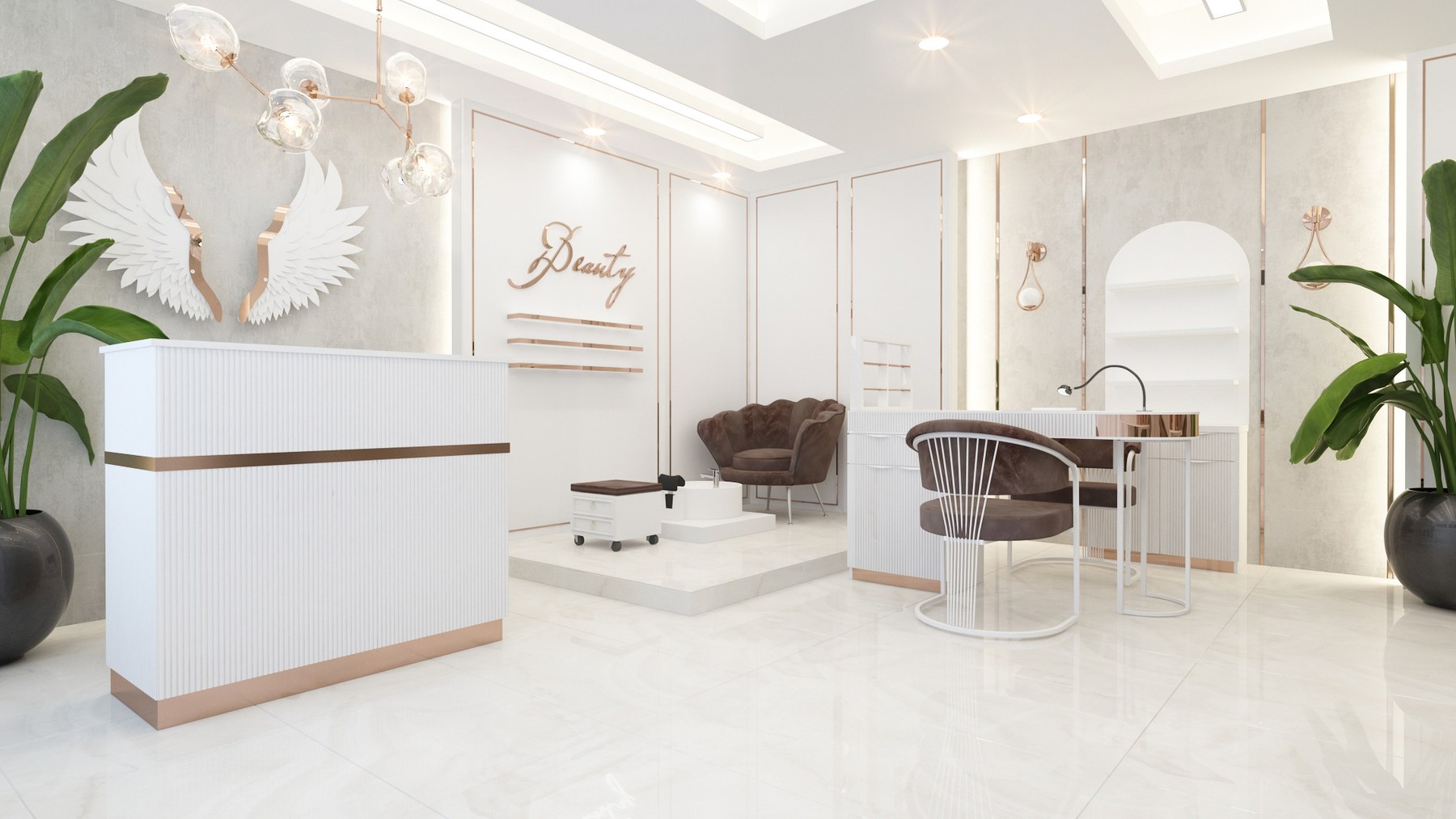Salon z opremo kolekcije Roza 2
