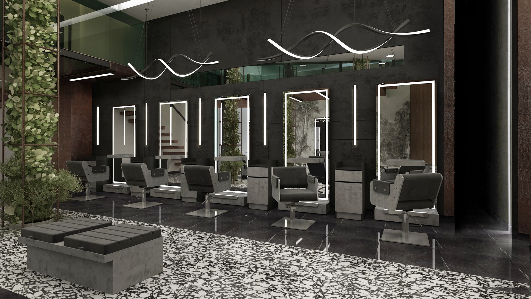 Salon z opremo kolekcije Stone 3